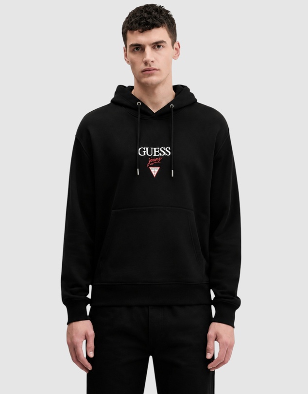 GUESS Jeans - GUESS JEANS Regular Baker Logo Hoodie