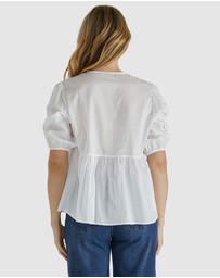 Sass - Sylvie Peplum Top