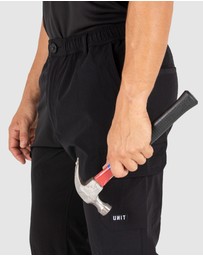 UNIT Workwear - UNIT Mens Cuffed Cargo Flexlite Utility Pants