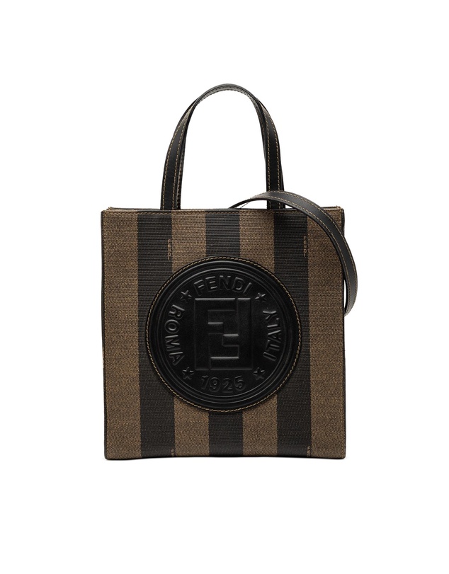 Pre-Loved by Azura Reborn - Pre-Loved Pequin Coated Canvas Logo Convertible Tote