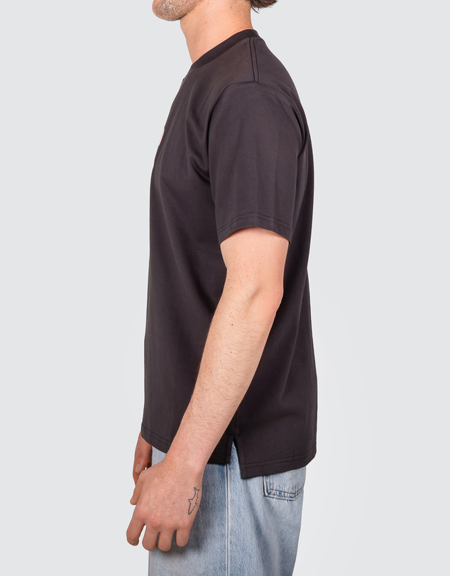 Skwosh - Yeah Nah Men's Slang Tee in Charcoal