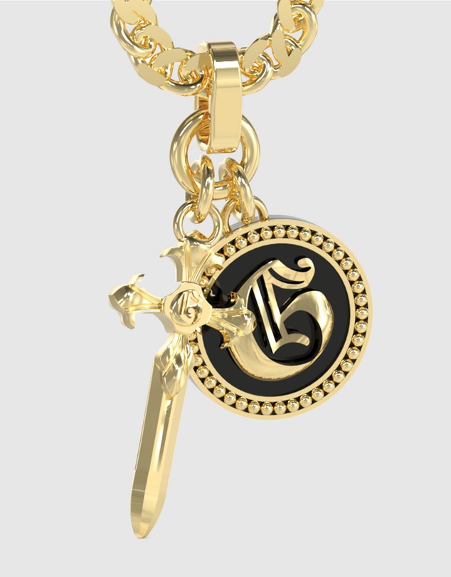 GUESS - South Alameda Gold Tone Necklace