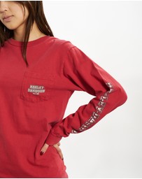 Vintage by The Real Deal - Pre Loved - Vintage Harley Davidson Long Sleeve Tee