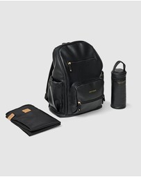 Pretty Brave - CHLOE BACKPACK Black Pebbled