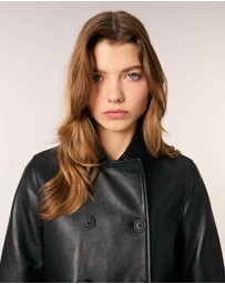 Maje - Vaban Leather Blazer