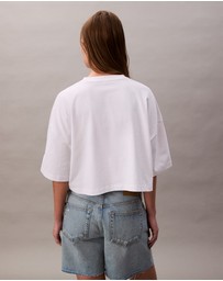Calvin Klein - Jersey Cropped Boxy Tee