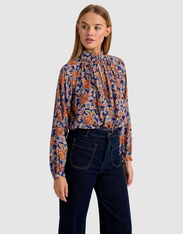 Oxford - Sandy Floral Print Blouse
