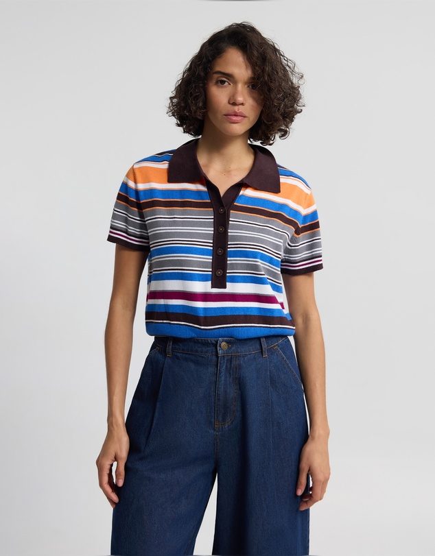 Oxford - Dina Stripe Polo