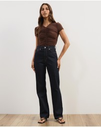 Atmos&Here - Delilah Gathered Mesh Top