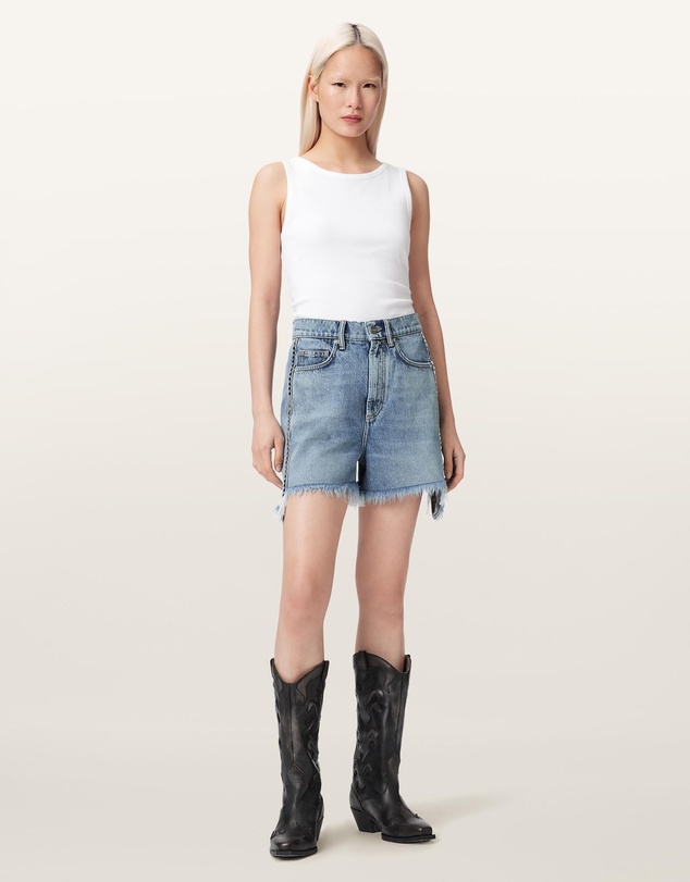 AllSaints - Frankie Stud Shorts