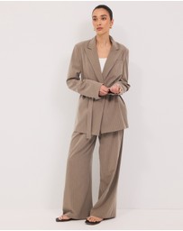 Calli - Rhode Pinstripe Blazer