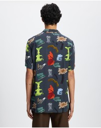 Scotch & Soda - Regular Fit SS AOP Viscose Shirt
