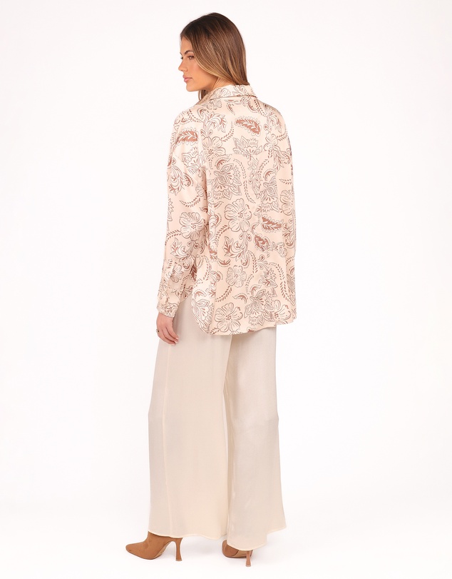 Petal & Pup - Valia Wide Leg Pant - Cream