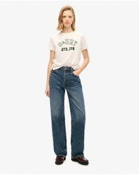 Superdry - Athletic Graphic Fitted Slim Fit Tee