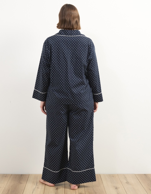 Atmos&Here Curvy - Riley Polka Dot Cotton PJ Set