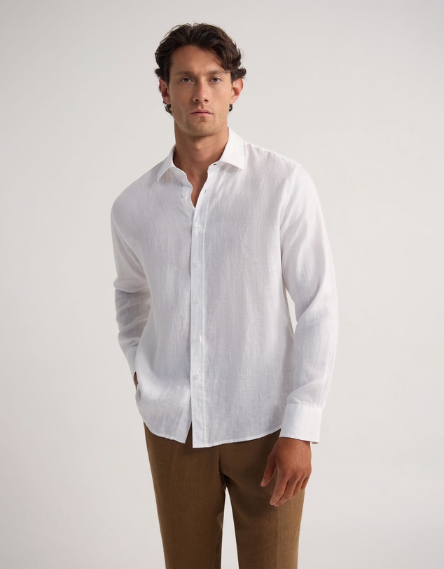 Oxford - Cooper Ls French Linen Shirt