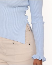 Petal & Pup - Fiana Knitted Top - Ice Blue