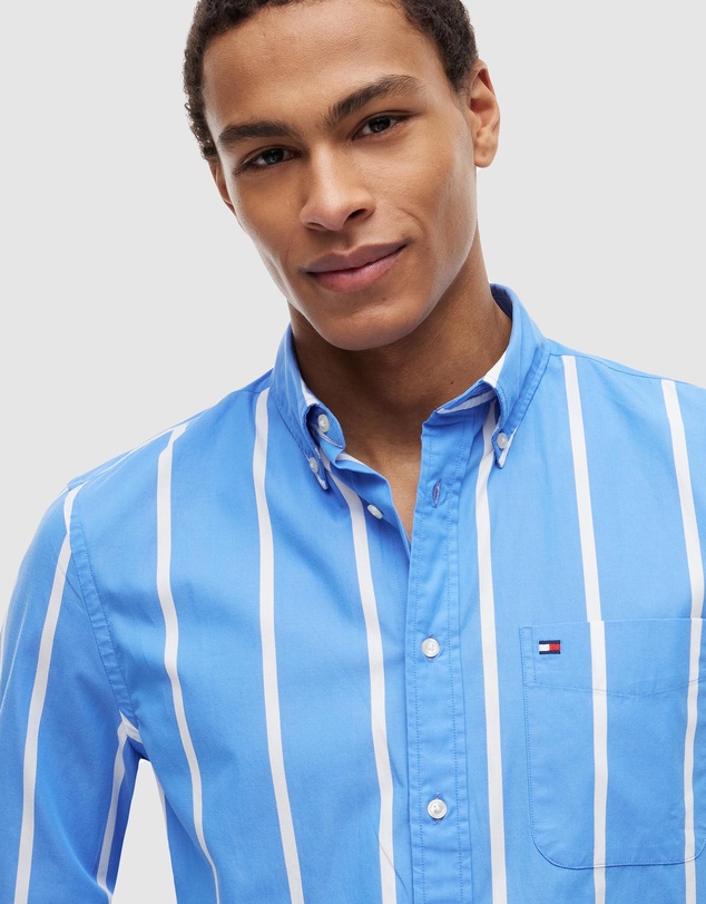 Tommy Hilfiger - Spaced Stripe Poplin Shirt