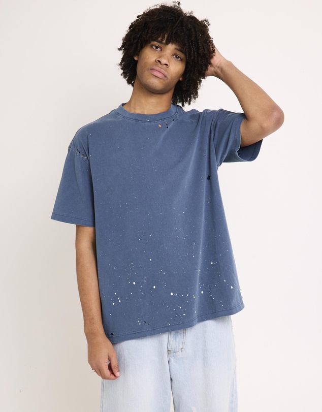 Black Noise White Rain - Trashed T-Shirt