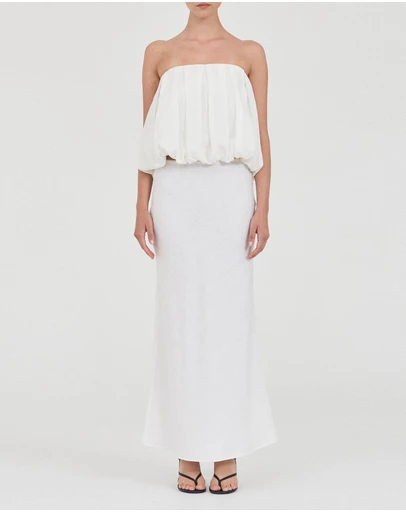 FRIEND of AUDREY - The Linen Bubble Top