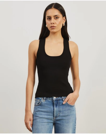 Atmos&Here - Sammy Racer Back Knit Top