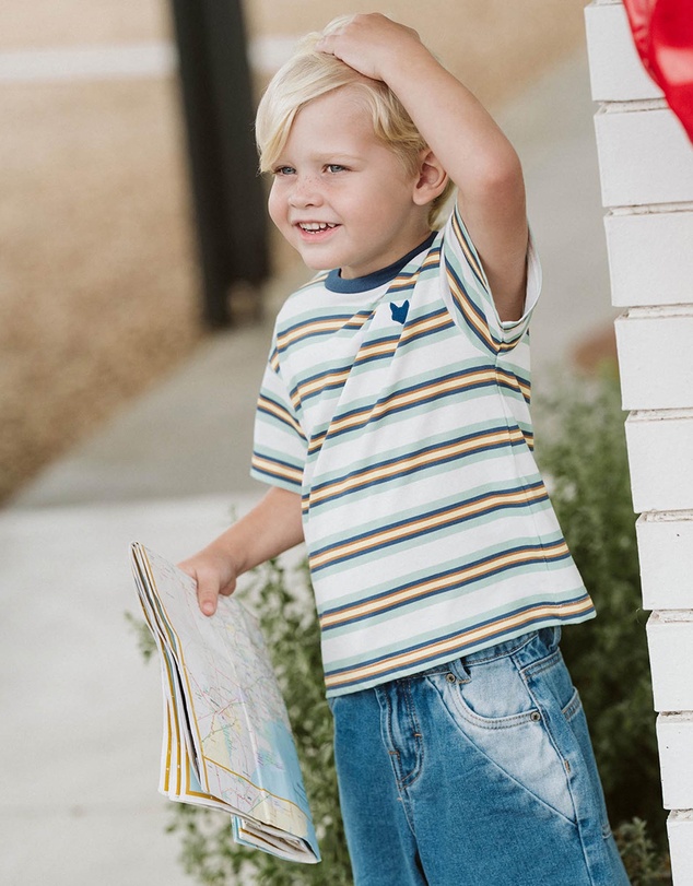 Fox & Finch - Casablanca Stripe Tee - Kids