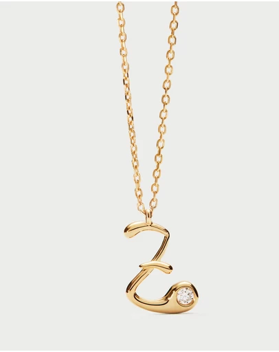 PDPAOLA - Initial 2026 Z Pendant Necklace