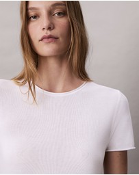 Calvin Klein - Fine Rib Slim T-Shirt