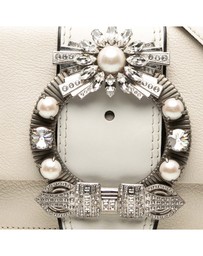 Pre-Loved by Azura Reborn - Pre-Loved Goatskin Madras Soft Calf Crystal Embellished Crossbody