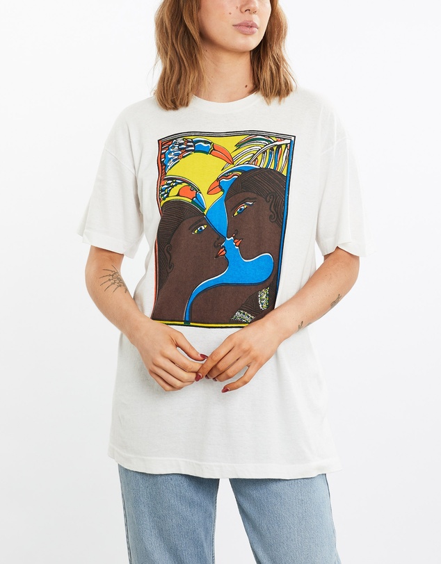 Vintage by The Real Deal - Pre Loved - Vintage 80s Souvenir Art Tee