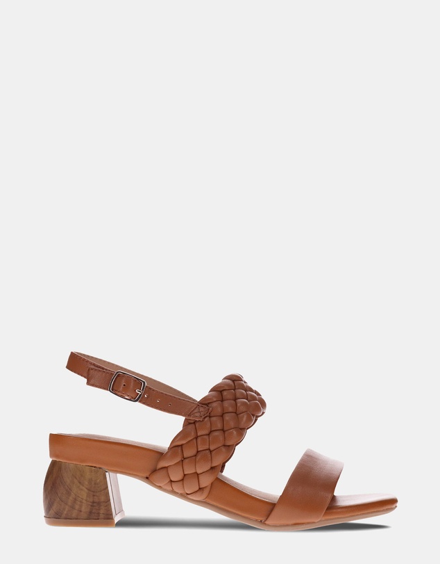 Mia Vita - Yuki Heeled Sandal - Tan