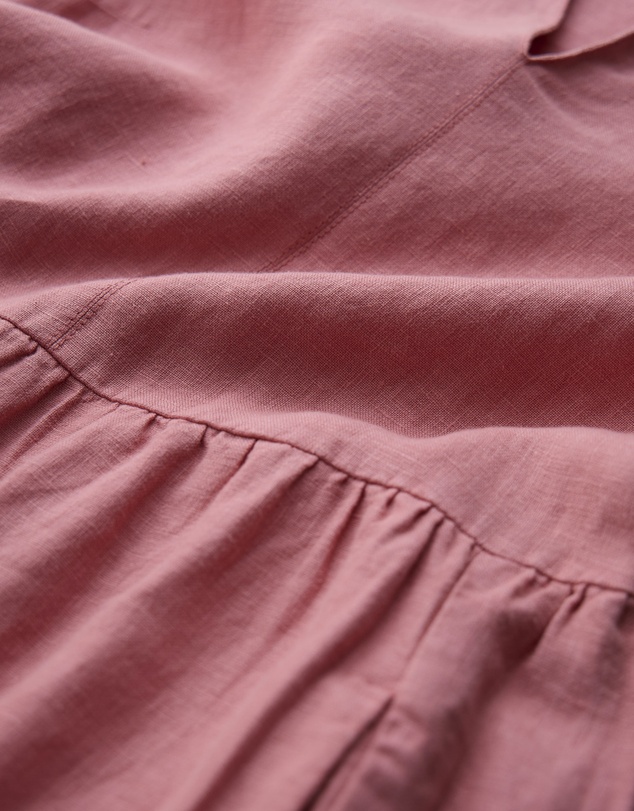 Seasalt - Seasalt Cornwall Pink Fen Violet Linen Midi Dress