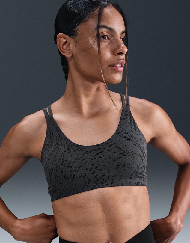 Nike - Zenvy Light-Support Padded Printed Sports Bra
