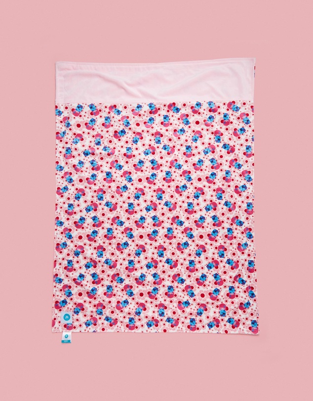 itti bitti - Travel Blankee - Hanako with Baby Pink