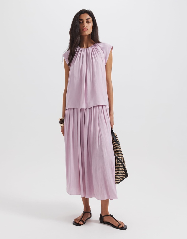 SABA - Lillian Pleated Maxi Skirt