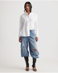 Decjuba - Kristy Side Button Shirt
