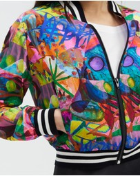 The Social Outfit - Silk Aviator Jacket - Amplify