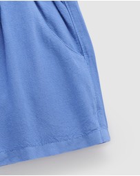 Purebaby - Linen Blend Short -Kids-Babies