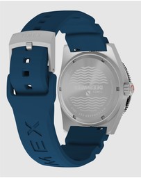 TIMEX - Deep Water Reef 200 SST Blue Dial Blue Rubber Strap