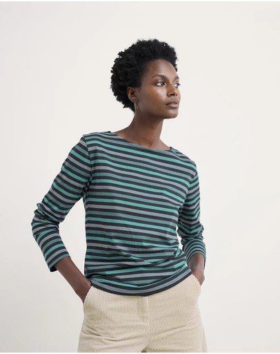 Seasalt - Seasalt Cornwall Green Sailor Shirt