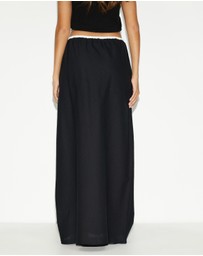 Dazie - Lido Contrast Midi Skirt