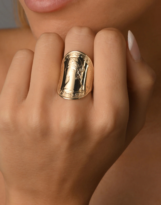 Von Treskow - Curved Coin Ring