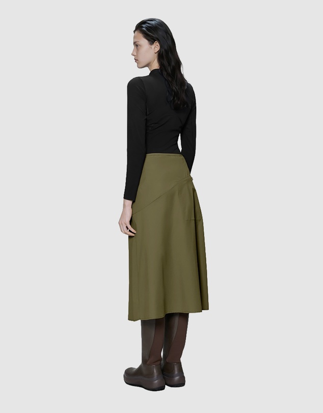 RAINS - Light Woven W Skirt Moss