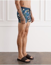 Aqua Blu Australia - Fritillaire Lycra Swim Shorts