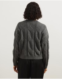 Atmos&Here - Stella Cable Knit Oversized Knit Jumper