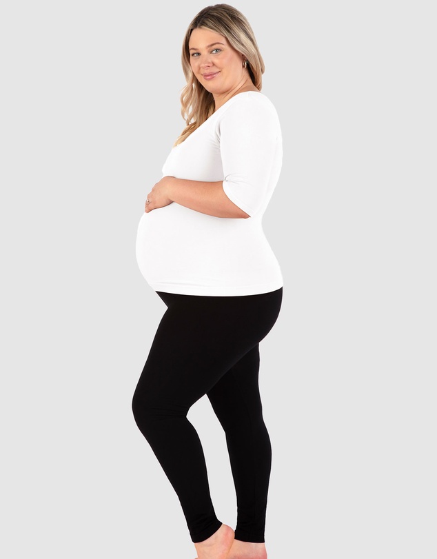 B Free Intimate Apparel - Maternity Bamboo Mid Length Sleeve Tee