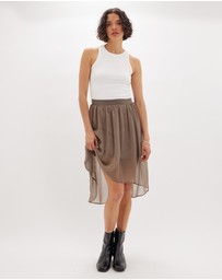 Amelius - Brisa Hi-Low Sheer Skirt
