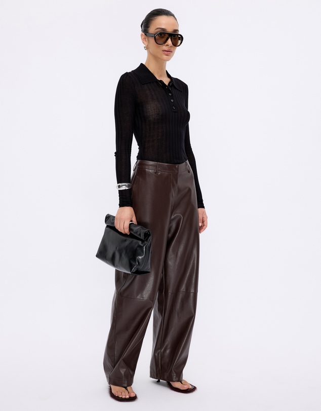 Minima Esenciales - Marigold Rib Knit Polo
