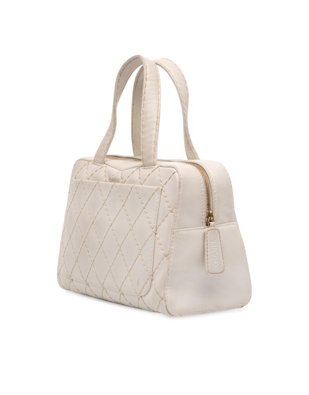 Pre-Loved by Azura Reborn - Pre-Loved CC Lambskin Wild Stitch Handbag