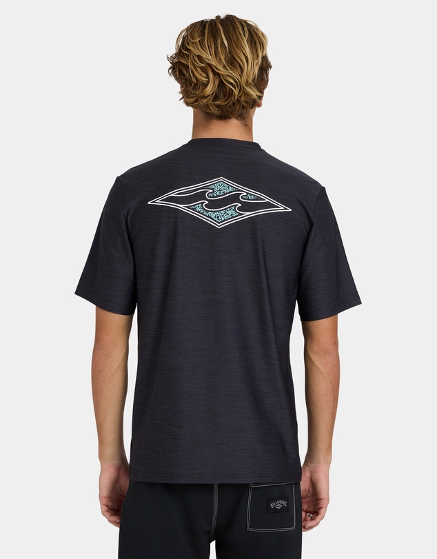 Billabong - Mens Diamond Shoreline Loose Fit Short Sleeve Rashguard